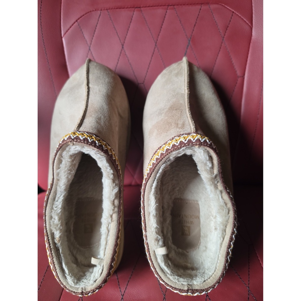 White Mountain Faux Fur Lined Clogs Women's Size 9 W NWOT With Issue